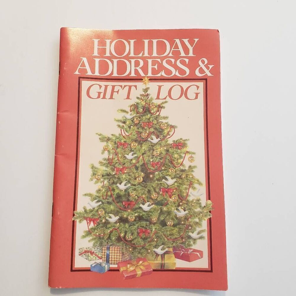 Vintage Holiday Address & Gift Log from Rodale Press 1988